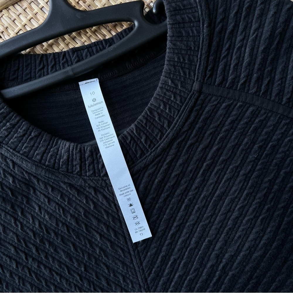 lululemon athletica “Broken beats” sweater Dress